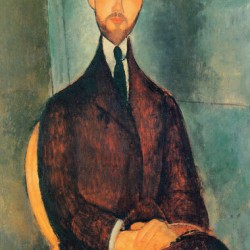 Modigliani - Portrait of Leopold Zborowski -2-